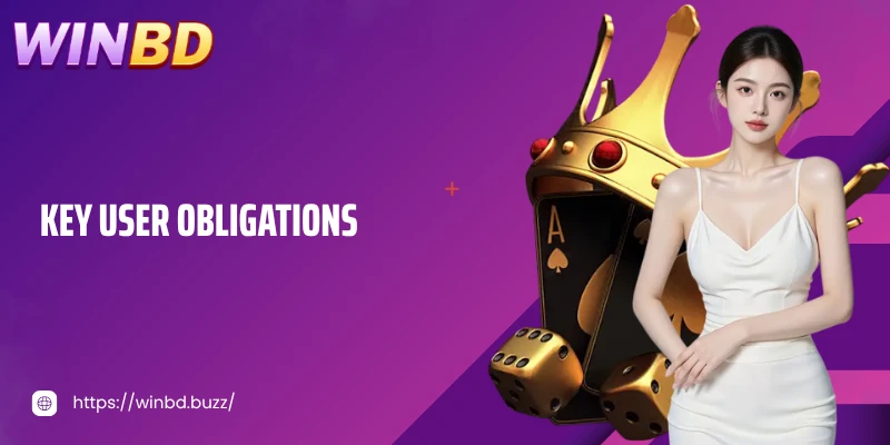 Key user obligations