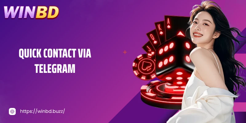 Quick contact via telegram