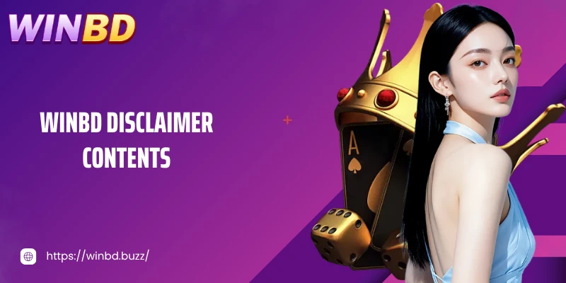 WINBD disclaimer contents